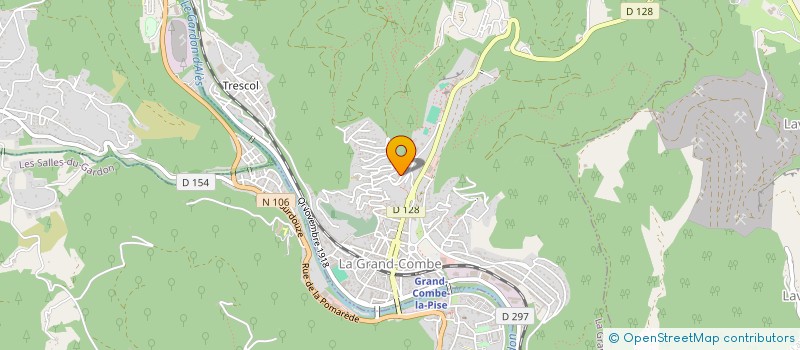 localisation de l'entreprise MADAME CELIA GERMAIN  LA GRAND-COMBE