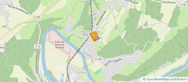 localisation de l'entreprise MADAME CELIA GILLET  MONTFERRAND-LE-CHATEAU