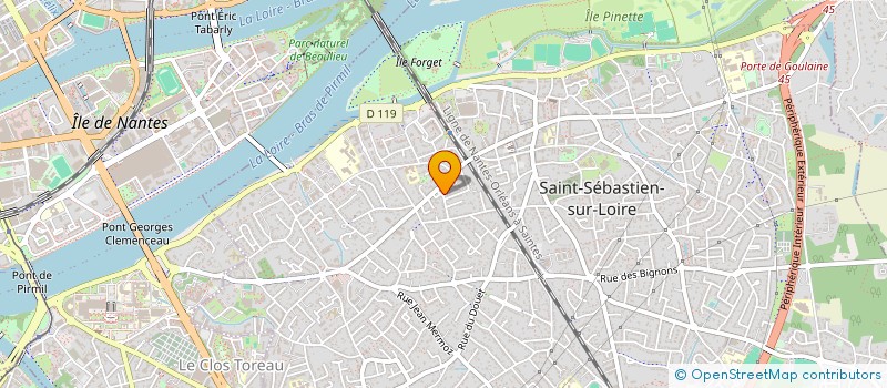 localisation de l'entreprise MADAME CELIA GONCALVES  SAINT-SEBASTIEN-SUR-LOIRE