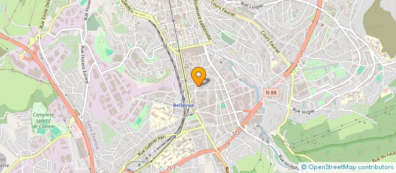 localisation de l'entreprise MADAME CELIA GONTHIER  SAINT-ETIENNE