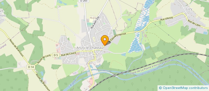 localisation de l'entreprise MADAME CELIA GOSSET  JEANCOURT