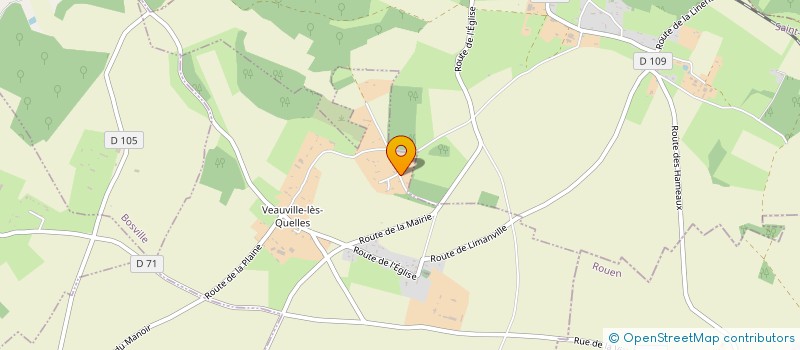 localisation de l'entreprise MADAME CELIA GRANGE  VEAUVILLE-LES-QUELLES