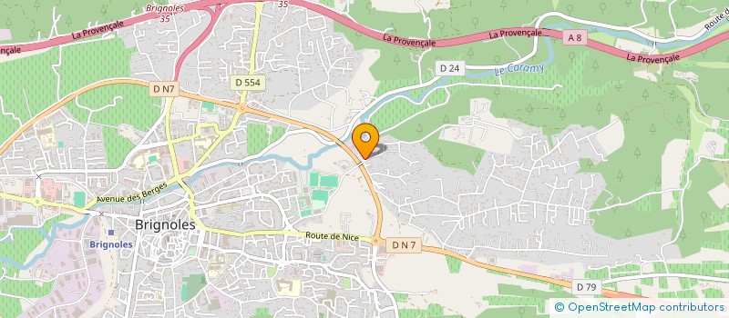 localisation de l'entreprise MADAME CELIA GRANIER  BRIGNOLES