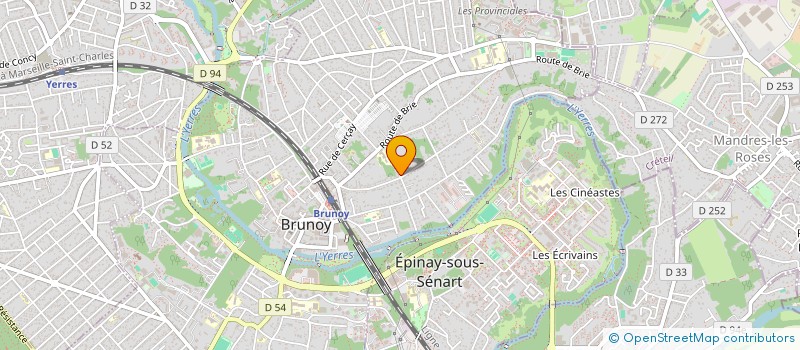 localisation de l'entreprise MADAME CELIA GROSSETTI à BRUNOY