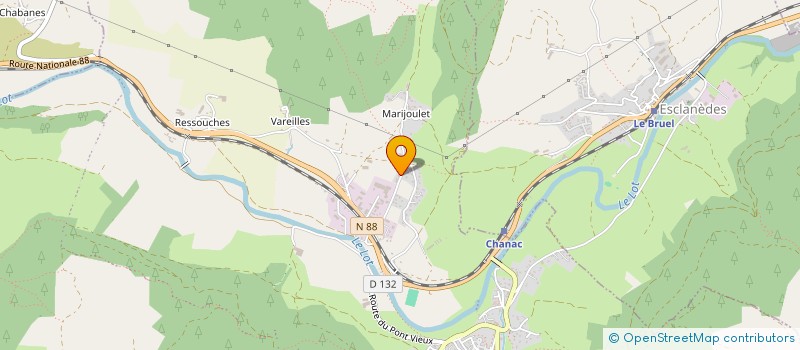 localisation de l'entreprise MADAME CELIA GROUSSET  CHANAC