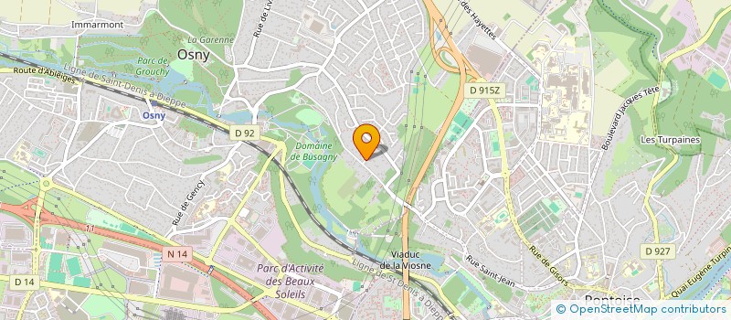 localisation de l'entreprise MADAME CELIA GUAPO  OSNY