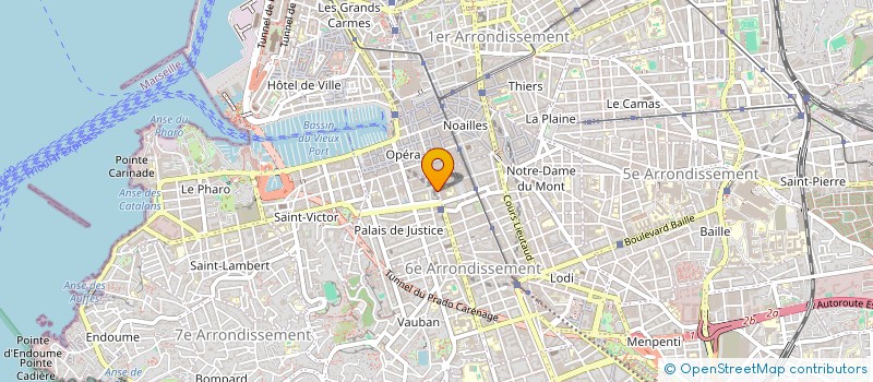 localisation de l'entreprise MADAME CELIA GUENDOUZ  MARSEILLE