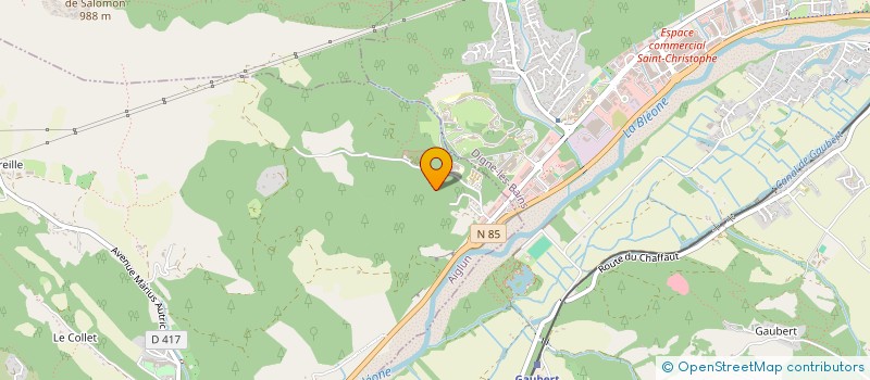 localisation de l'entreprise MADAME CELIA GUERDOUX  AIGLUN