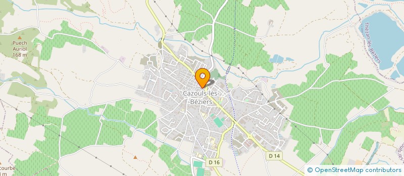 localisation de l'entreprise MADAME CELIA GUHL  CAZOULS-LES-BEZIERS