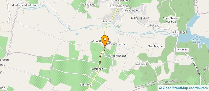 localisation de l'entreprise MADAME CELIA GURGET  SAINT-MAIGRIN