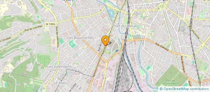 localisation de l'entreprise MADAME CELIA HACHIM à DIJON