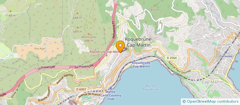 localisation de l'entreprise MADAME CELIA HAMOUDA à ROQUEBRUNE-CAP-MARTIN