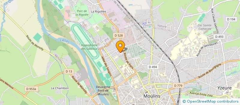 localisation de l'entreprise MADAME CELIA HERAULT à MOULINS