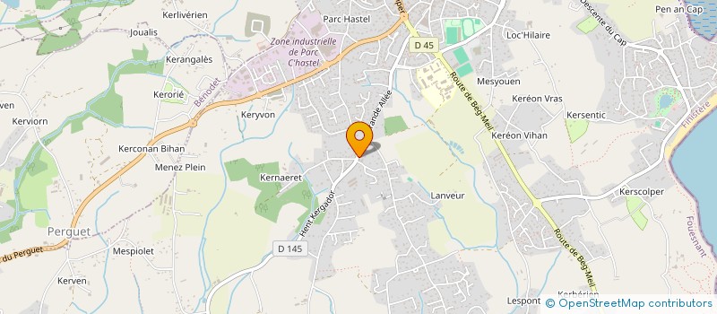 localisation de l'entreprise MADAME CELIA HERPE à FOUESNANT