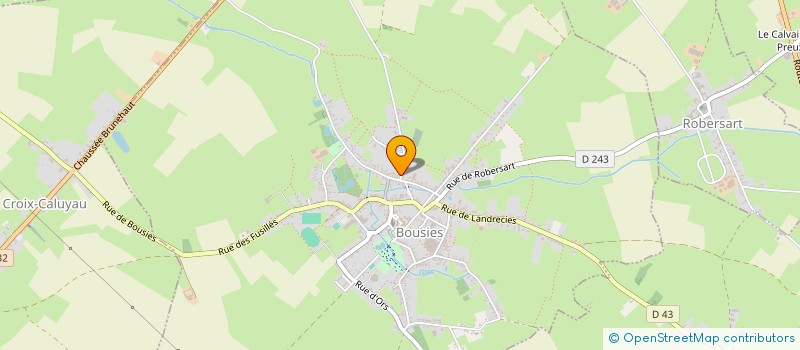 localisation de l'entreprise MADAME CELIA HUBERT  BOUSIES