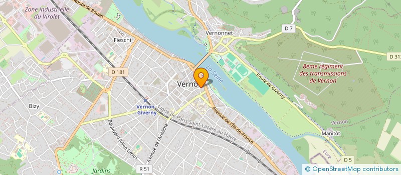 localisation de l'entreprise MADAME CELIA IULIANO  VERNON