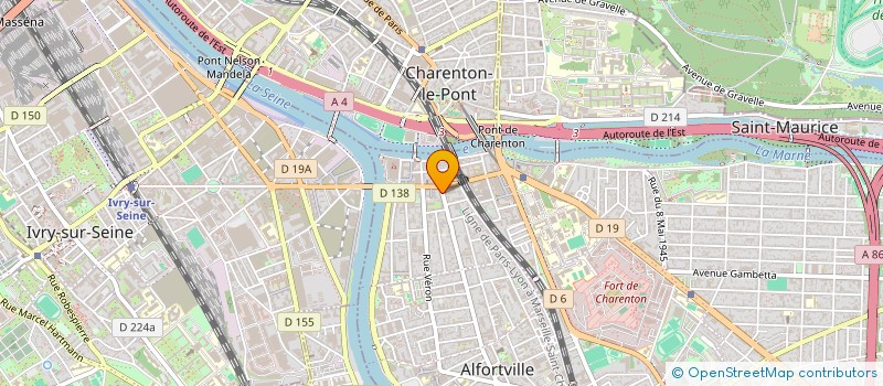 localisation de l'entreprise MADAME CELIA JABER  ALFORTVILLE