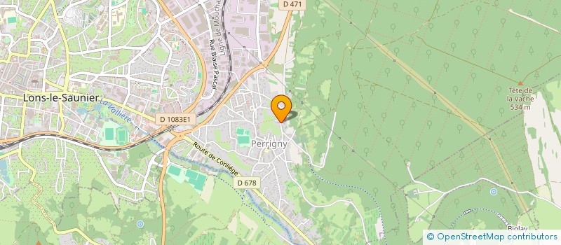 localisation de l'entreprise MADAME CELIA JEANMICHEL  PERRIGNY