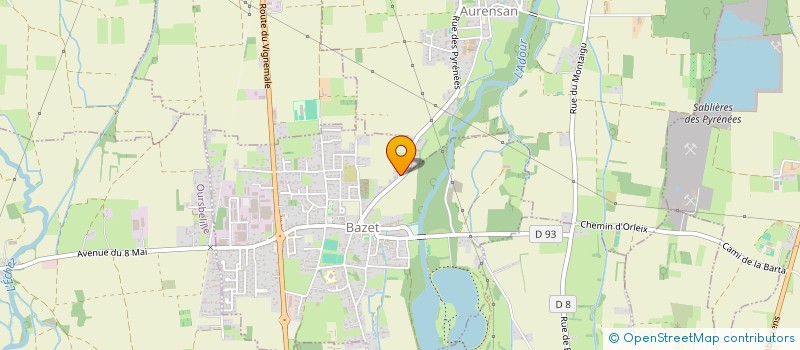 localisation de l'entreprise MADAME CELIA JIMENEZ  BAZET