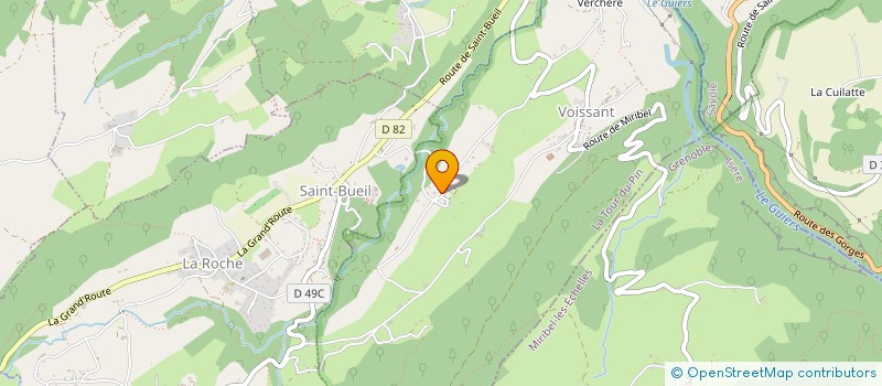 localisation de l'entreprise MADAME CELIA JOLIVET  VOISSANT