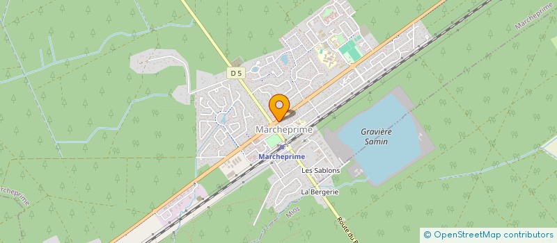 localisation de l'entreprise MADAME CELIA JOLIVET à MARCHEPRIME