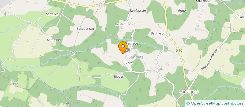 localisation de l'entreprise MADAME CELIA JOUAN  SENDETS