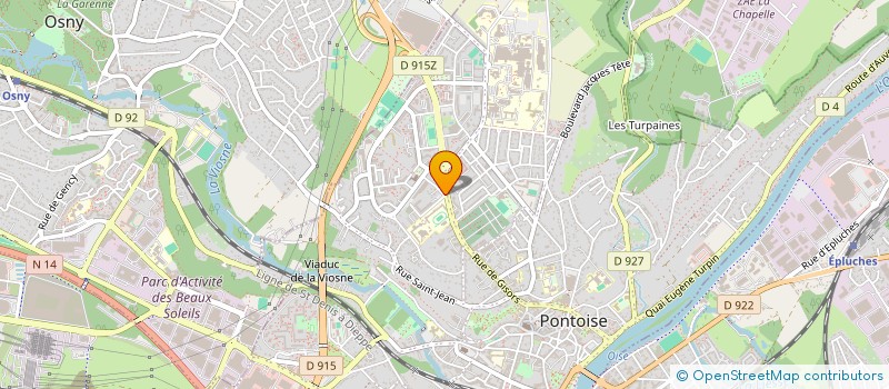 localisation de l'entreprise MADAME CELIA KANACHE à PONTOISE
