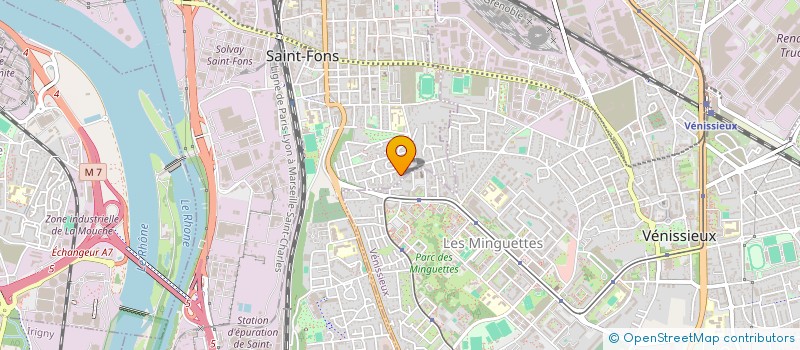 localisation de l'entreprise MADAME CELIA KARRICHE  SAINT-FONS