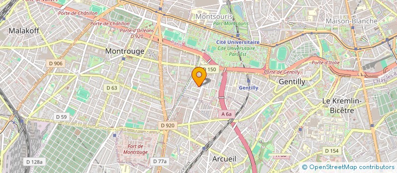 localisation de l'entreprise MADAME CELIA KHOUFACHE  GENTILLY