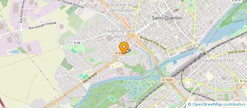 localisation de l'entreprise MADAME CELIA KMIECIK à SAINT-QUENTIN