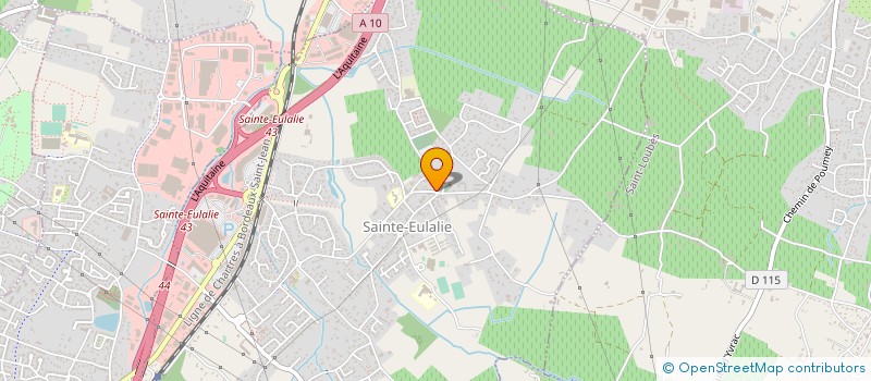localisation de l'entreprise MADAME CELIA KOZELKO  SAINTE-EULALIE