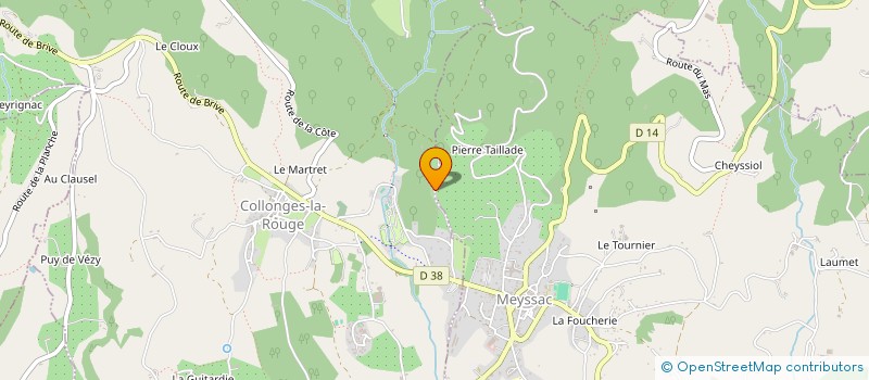 localisation de l'entreprise MADAME CELIA LABRUNIE  COLLONGES-LA-ROUGE