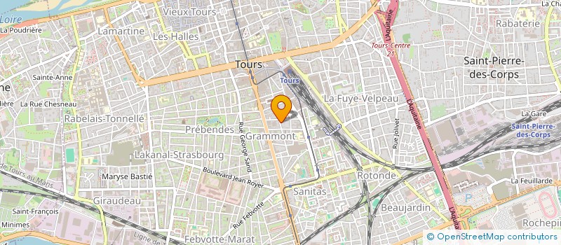 localisation de l'entreprise MADAME CELIA LACHENY  TOURS