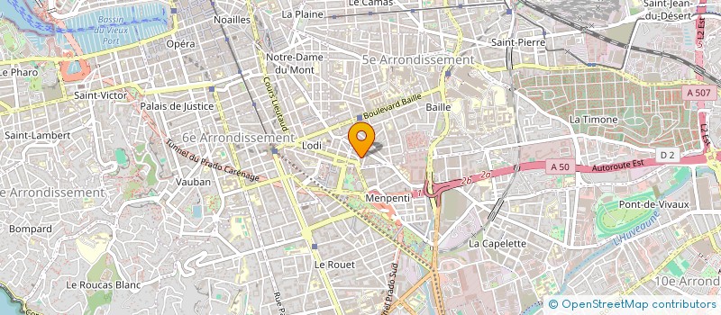 localisation de l'entreprise MADAME CELIA LAFORET à MARSEILLE