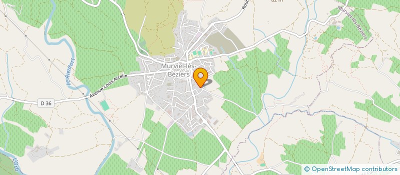 localisation de l'entreprise MADAME CELIA LAGUERRE  MURVIEL-LES-BEZIERS