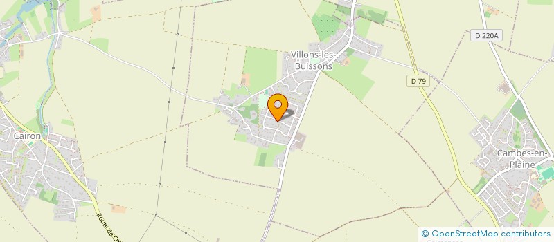 localisation de l'entreprise MADAME CELIA LE CLERC  VILLONS-LES-BUISSONS