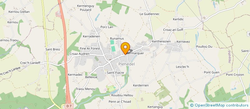 localisation de l'entreprise MADAME CELIA LE CORRONC  PLEHEDEL