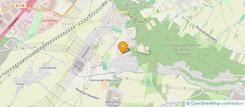 localisation de l'entreprise MADAME CELIA LE MEZO  VILLEJUST
