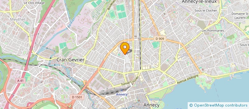 localisation de l'entreprise MADAME CELIA LEBRUN--TRUCHE  ANNECY