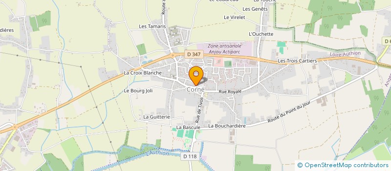 localisation de l'entreprise MADAME CELIA LECOMTE  LOIRE-AUTHION