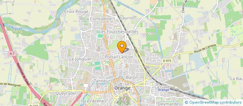 localisation de l'entreprise MADAME CELIA LELOUVIER AUMONT DE BAZOUGES à ORANGE