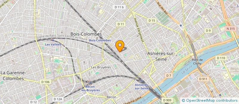 localisation de l'entreprise MADAME CELIA LETHUILLIER  ASNIERES-SUR-SEINE