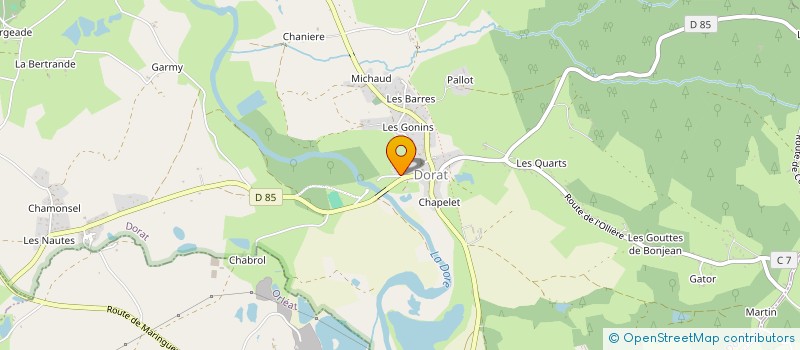 localisation de l'entreprise MADAME CELIA LETO  DORAT