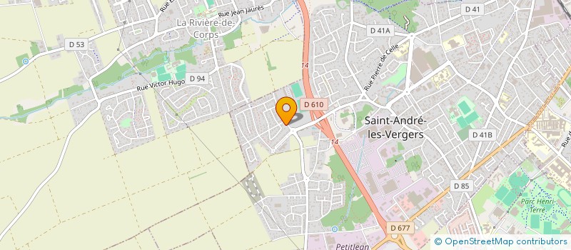 localisation de l'entreprise MADAME CELIA LEVIEUX à SAINT-ANDRE-LES-VERGERS