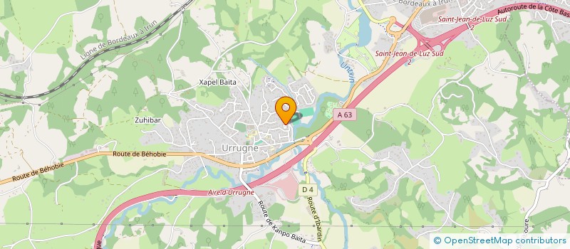 localisation de l'entreprise MADAME CELIA LEVRERO  URRUGNE