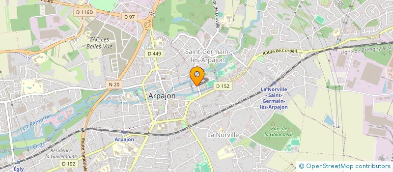 localisation de l'entreprise MADAME CELIA LIM à SAINT-GERMAIN-LES-ARPAJON