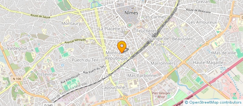 localisation de l'entreprise MADAME CELIA LOPEZ  NIMES