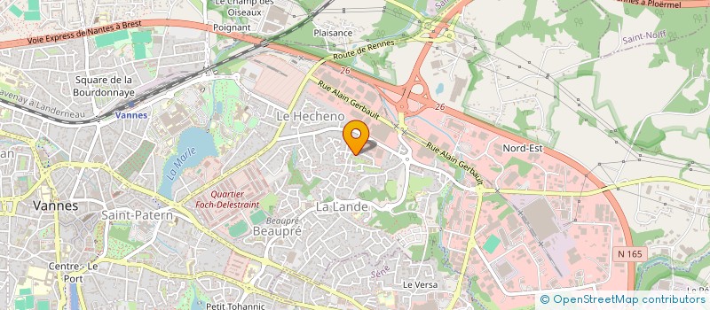 localisation de l'entreprise MADAME CELIA MALIDIN à VANNES