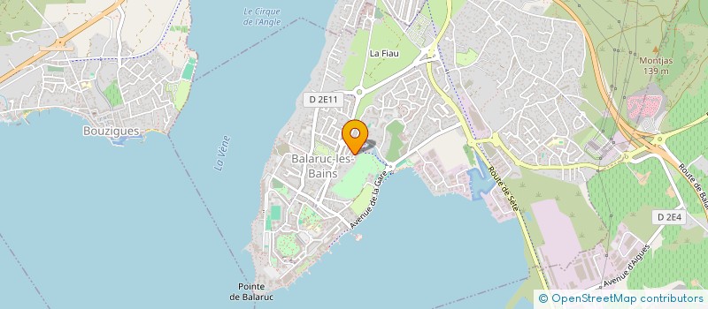 localisation de l'entreprise MADAME CELIA MARIE  BALARUC-LES-BAINS