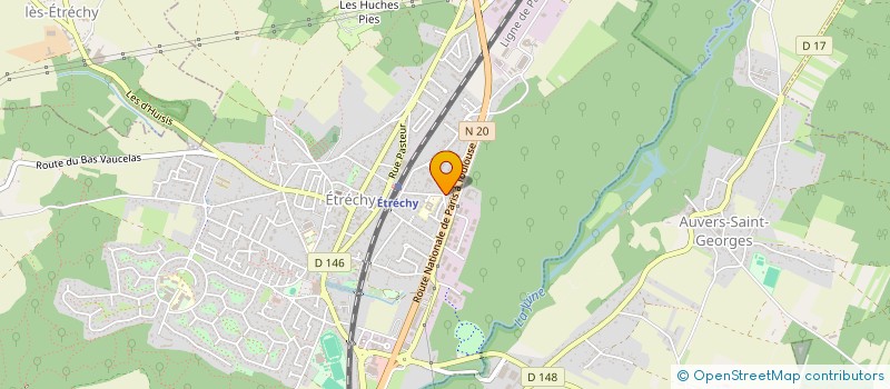 localisation de l'entreprise MADAME CELIA MARISA SOUSA SANTOS  ETRECHY